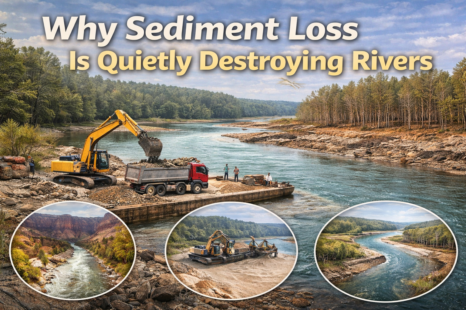 Why Sediment Loss Is Quietly Destroying Rivers